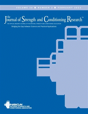 Journal of strength and conditioning research