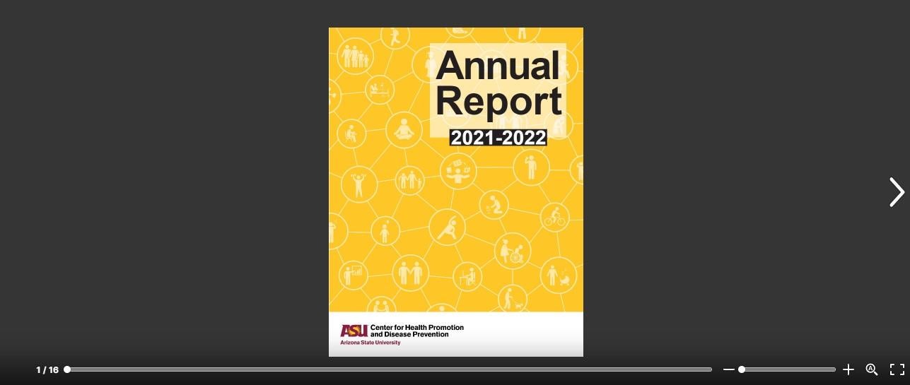 Cover of CHPDP annual report for 2021-2022