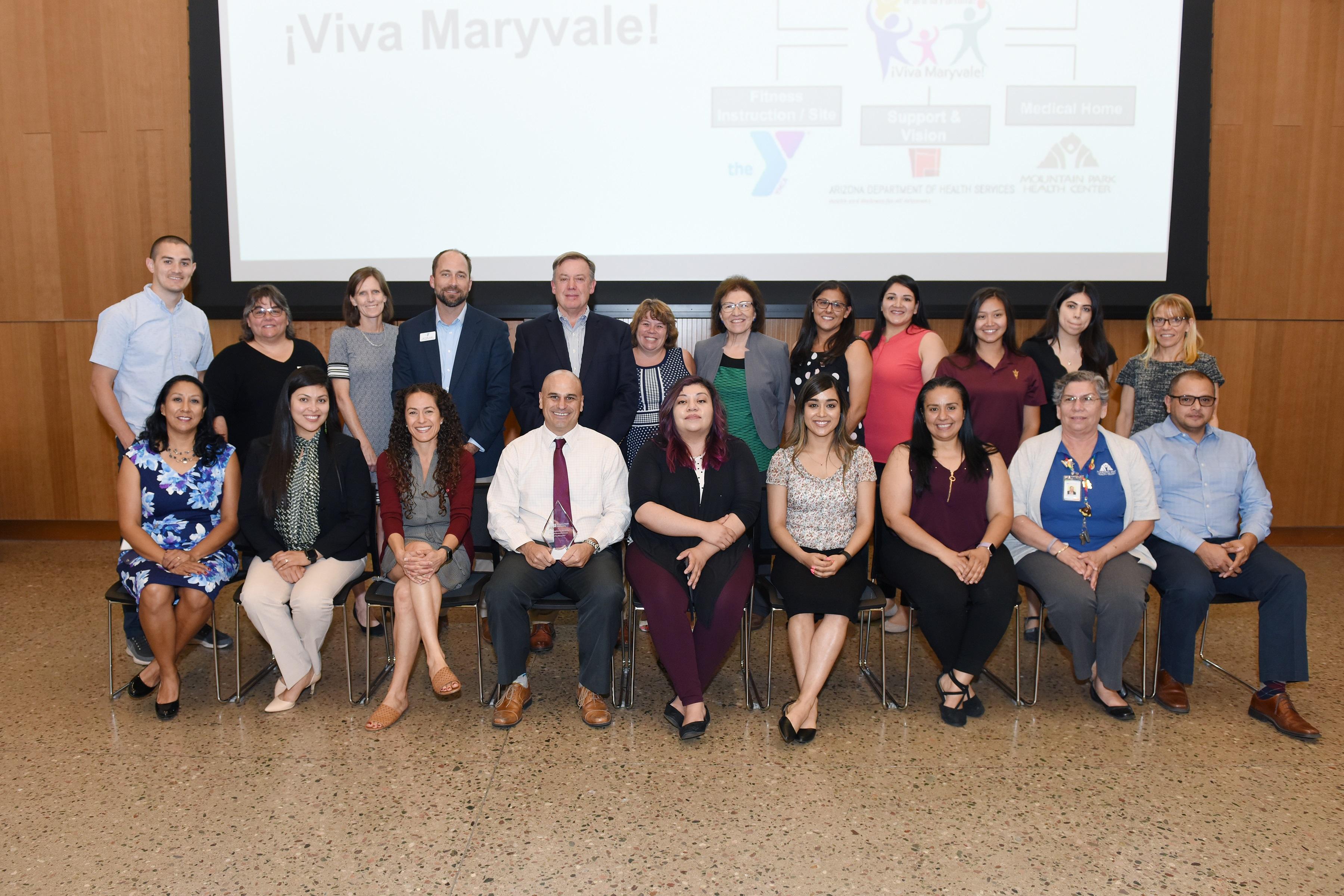 CHPDP ¡Viva Maryvale! research team and community partners receive ASU President's Medal for Social Embeddedness