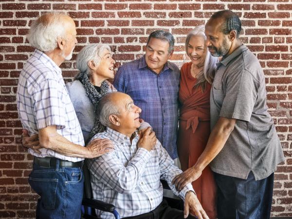 A group of elders talking